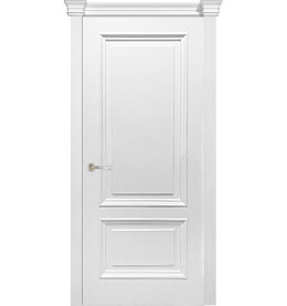 Дверь межкомнатная Багетто 2 Эмаль, Белый, глухая, каркасно-щитовая
