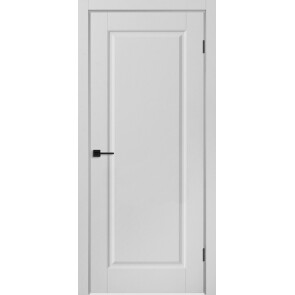 Дверь межкомнатная Челси 01 Эмаль Белый, глухая, каркасно-щитовая
