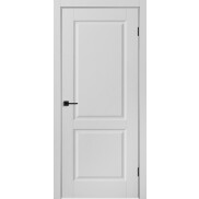Дверь межкомнатная Челси 02 Эмаль Белый, глухая, каркасно-щитовая