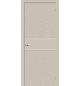Дверь межкомнатная Граффити-27 Эмаль, Creamy, глухая, каркасно-щитовая