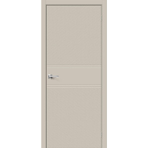 Дверь межкомнатная Граффити-27 Эмаль Creamy, без декора, глухая, без стекла, каркасно-щитовая