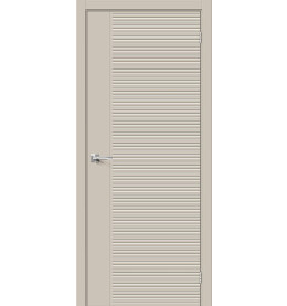 Дверь межкомнатная Граффити-33.0 Эмаль, Creamy, глухая, каркасно-щитовая