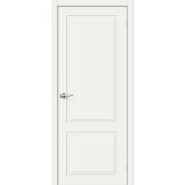 Дверь межкомнатная Граффити-42 Эмаль Whitey, глухая, кромка нет, каркасно-щитовая