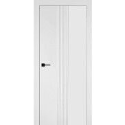 Дверь межкомнатная Лонг-4 Эмаль, Белый, глухая, каркасно-щитовая