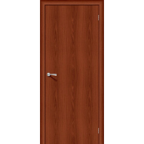 Дверь межкомнатная Гост-0 Финиш Флекс, Ламинированные Л-11 (ИталОрех), глухая, каркасно-щитовая