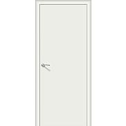 Ламинированная межкомнатная дверь «Гост-0» (C усилением) Л-23 (Белый) глухая