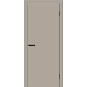 Дверь межкомнатная Браво-0.П ПЭТ Clay Silk, глухая, каркасно-щитовая