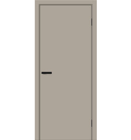 Дверь межкомнатная Браво-0.П ПЭТ, Clay Silk, глухая, каркасно-щитовая