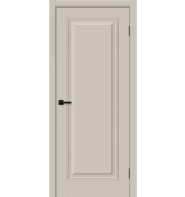Дверь межкомнатная Классик-10 ПЭТ, Cream Silk, глухая, царговая