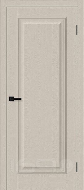 Дверь межкомнатная Классик-10 ПЭТ, Cream Silkwood, глухая, царговая