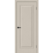 Дверь межкомнатная Классик-10 ПЭТ Cream Silkwood, глухая, царговая