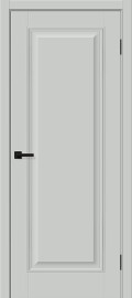 Дверь межкомнатная Классик-10 ПЭТ Grey Silk, глухая, царговая
