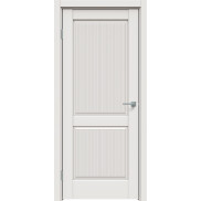 Дверь межкомнатная Concept-671 ПВХ, Белоснежно матовый, глухая, царговая
