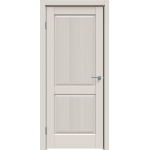 Дверь межкомнатная Concept-671 ПВХ Лайт грей, глухая, царговая