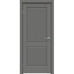 Дверь межкомнатная Concept-671 ПВХ Медиум грей, глухая, царговая