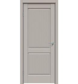 Дверь межкомнатная Concept-671 ПВХ, Шелл грей, глухая, царговая