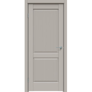 Дверь межкомнатная Concept-671 ПВХ Шелл грей, глухая, царговая