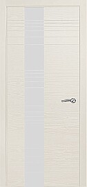Дверь межкомнатная V-I Шпонированные, Бьянко, глухая, каркасно-щитовая