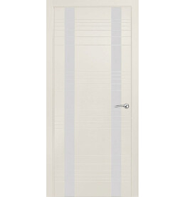 Дверь межкомнатная V-II Шпонированные, Бьянко, глухая, каркасно-щитовая