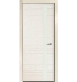 Дверь межкомнатная V-IV Шпонированные, Бьянко, глухая, каркасно-щитовая