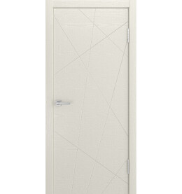 Дверь межкомнатная V-VIII Шпонированные, Бьянко, глухая, каркасно-щитовая