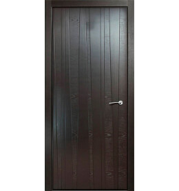 Дверь межкомнатная V-XIII Шпонированные, Неро, глухая, каркасно-щитовая