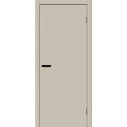 Дверь межкомнатная Браво-0 Винил Cream Pro, глухая, кромка abs, каркасно-щитовая