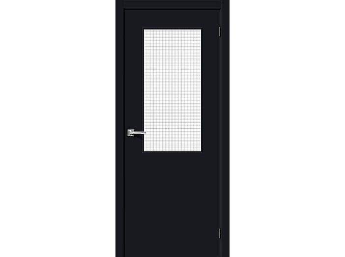 ДП В Браво-7 Total Black Wired Glass 12,5 200*70