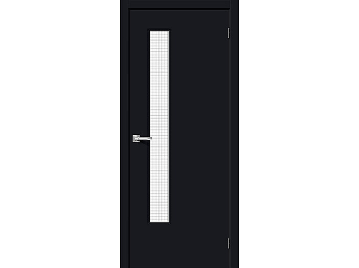 ДП В Браво-9 Total Black Wired Glass 12,5 200*90