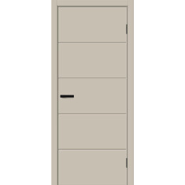 Дверь межкомнатная Граффити-1.Д Винил Cream Pro, глухая, кромка обычная, каркасно-щитовая