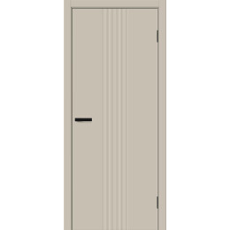 Дверь межкомнатная Граффити-21 Винил Cream Pro, глухая, кромка обычная, каркасно-щитовая