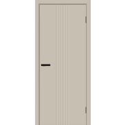 Дверь межкомнатная Граффити-21 Винил, Cream Pro, глухая, кромка ABS, каркасно-щитовая
