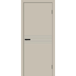 Дверь межкомнатная Граффити-23.Д Винил Cream Pro, глухая, кромка обычная, каркасно-щитовая