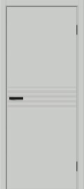 Дверь межкомнатная Граффити-23.Д Винил Grey Pro, глухая, кромка abs, каркасно-щитовая