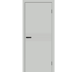 Дверь межкомнатная Граффити-23.Д Винил Grey Pro, глухая, кромка abs, каркасно-щитовая