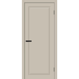 Дверь межкомнатная Граффити-40 Винил Cream Pro, глухая, кромка обычная, каркасно-щитовая