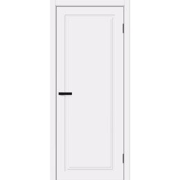 Дверь межкомнатная Граффити-40 Винил White Pro, глухая, кромка обычная, каркасно-щитовая