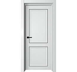 Дверь межкомнатная Мун Винил, Белый бархат, глухая, царговая