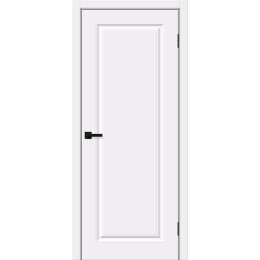 Дверь межкомнатная Скинни-10 Винил White Pro, глухая, кромка обычная, скиновая