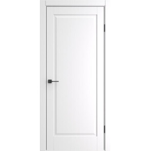 Дверь межкомнатная ФлексЭмаль Neo 1, Shellac White, глухая, филенчатая