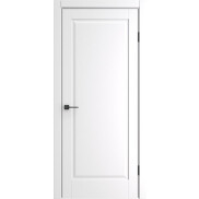 Дверь межкомнатная ФлексЭмаль Neo 1, Shellac White, глухая, филенчатая