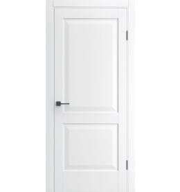 Дверь межкомнатная ФлексЭмаль Neo 2, Shellac White, глухая, филенчатая