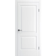 Дверь межкомнатная ФлексЭмаль Neo 2, Shellac White, глухая, филенчатая