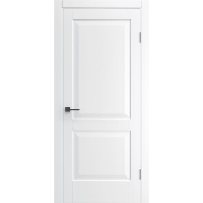 Дверь межкомнатная ФлексЭмаль Neo 2, Shellac White, глухая, филенчатая