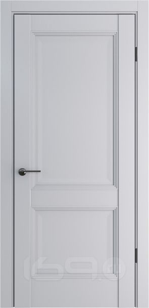 Дверь межкомнатная Классико-72 Полипропилен, Nardo Grey, глухая, царговая