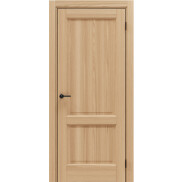Дверь межкомнатная Неоклассико-12, Полипропилен Natural Oak, глухая филенчатая