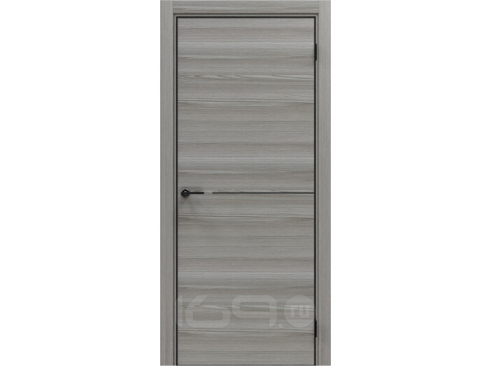 ДПГ ПП Порта-50.1 4AB Grey Oak 200*80, кромка-алюминиевая черная матовая