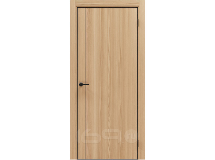 ДПГ ПП Порта-50.11 4AB Natural Oak 200*80, кромка-алюминиевая черная матовая