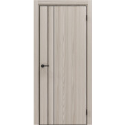 Дверь межкомнатная Порта-58 4AB Полипропилен, Alpik Oak, глухая, каркасно-щитовая