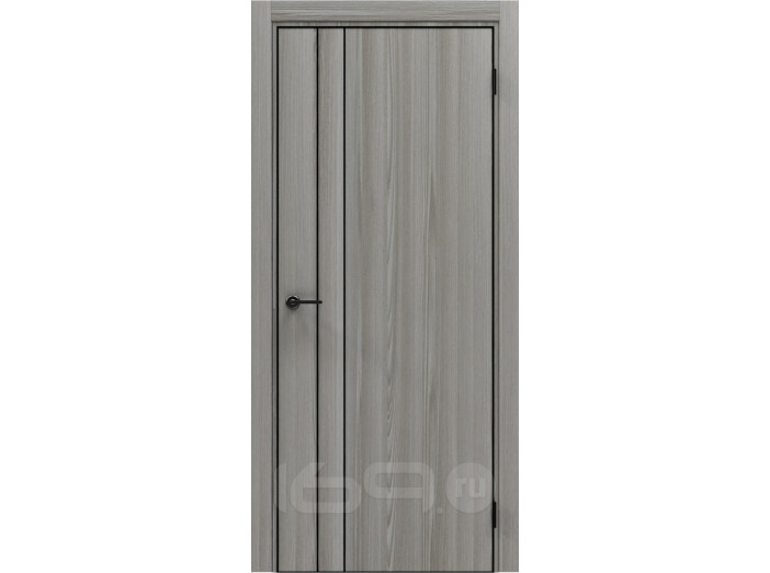 ДПГ ПП Порта-58 4AB Grey Oak 200*80, кромка-алюминиевая черная матовая